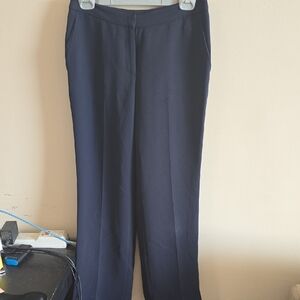 Petite Sophisticate Dark Blue Trousers